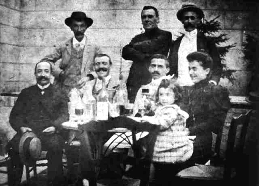 Bérenger Saunière en 1891 lors de la Mission (détail d'une photo)