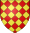 Ecu losangé d'or et de gueules.svg